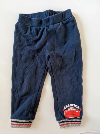 Jogging pantalon bleu marine Cars Disney 24 mois 86 cm