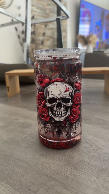 Verre en plastique