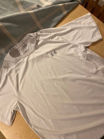 T-shirt blanc homme Under Armour taille L