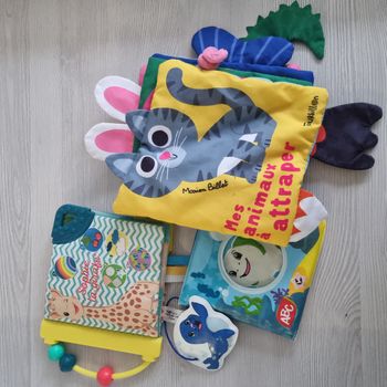 Lit de 3 livres d'éveil Sophie la girafe et l'autres