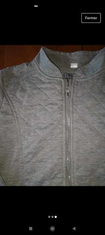 Veste zippée 12 ans