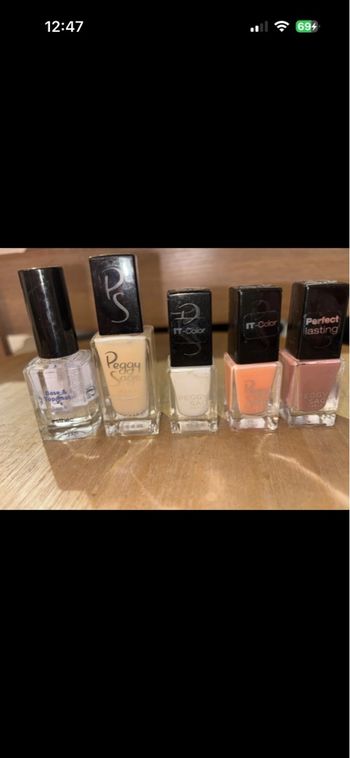 Lot de 5 vernis classiques 