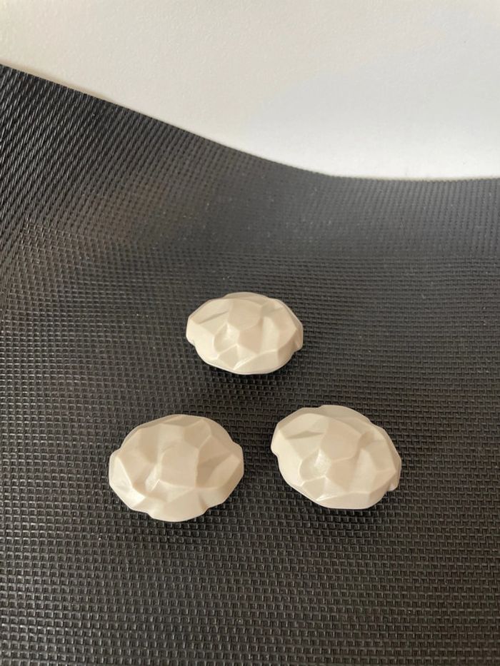 Playmobil lot 3 rochers pierres gris 3318 4037 4038 4041 4837 4877 7452 9243 - photo numéro 2