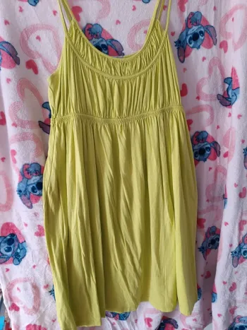 Robe courte vintage verte taille XL