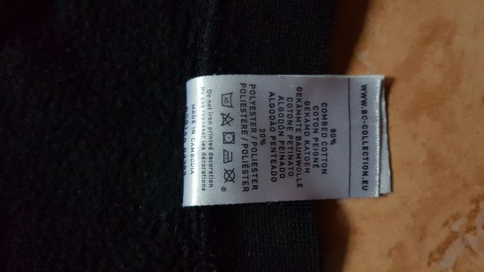 Sweat polaire homme 56-58 noir B&C - photo numéro 3