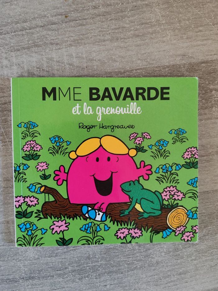 Livre madame bavarde et la grenouille
