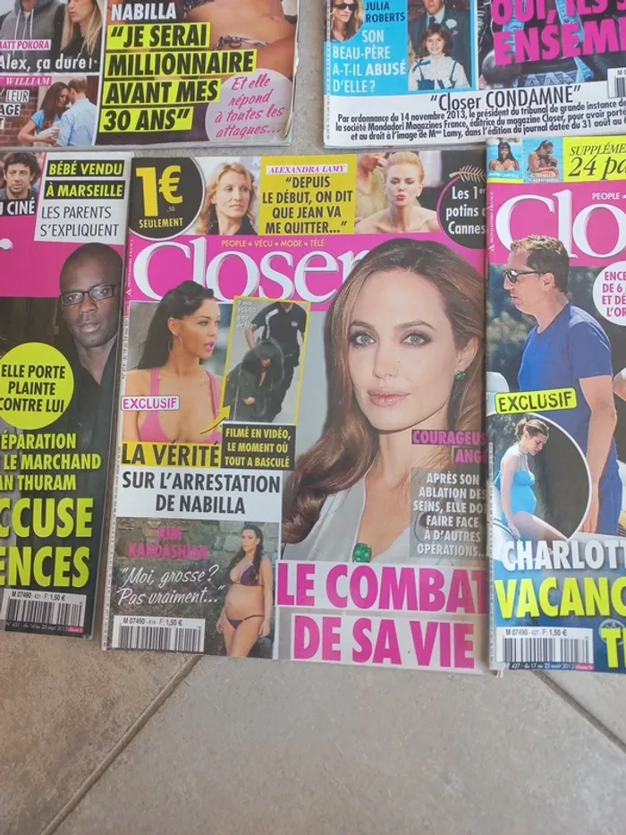 Lot de 5 magazines People Closer - photo numéro 3