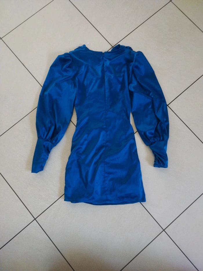 Robe soirée bleu taille S - photo numéro 3