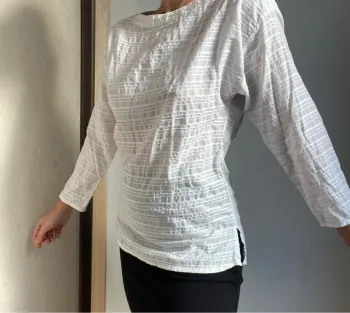 Blouse blanche mi-longue LOFT