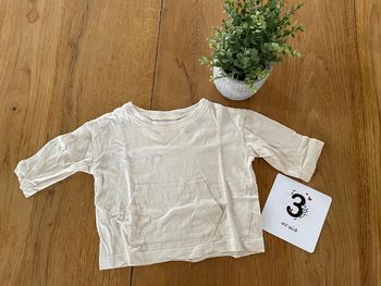 Tee shirt zara manches longues 3-6mois