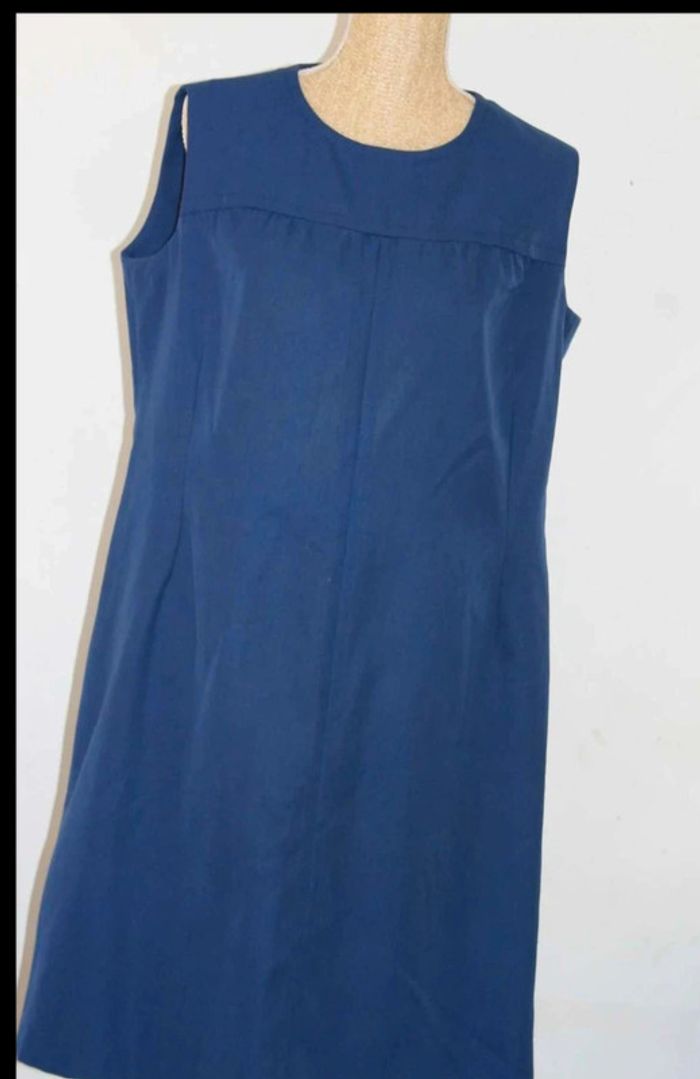 Robe bleu marine - Fait main - 46/48
