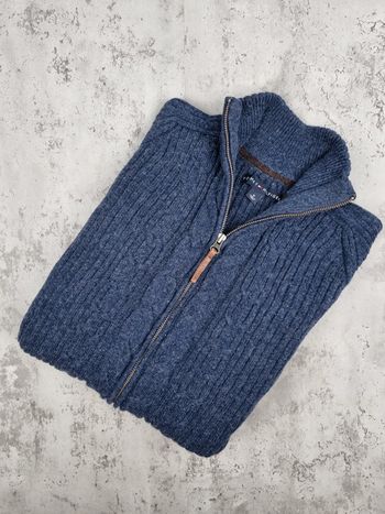 Veste zippée Tommy Hilfiger – Bleu – Taille M Hommes (mesures en photos)