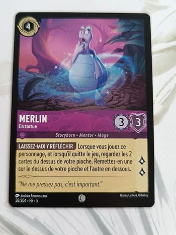 Carte Lorcana 38/204 chapitre 5