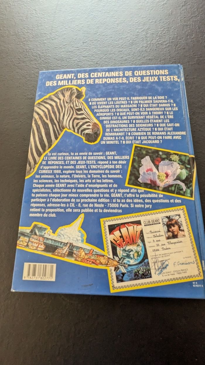 Géant l'encyclopédie des curieux de 1988 - photo numéro 2