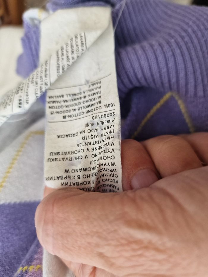 Pull beneton violet taille 36 - photo numéro 4