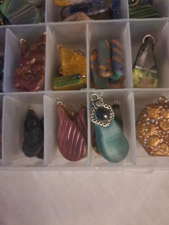 Lot pendentif boucles ou d'oreilles pendante - photo numéro 6