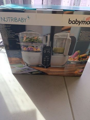 Cuiseur vapeur nutribaby + de Babymoov