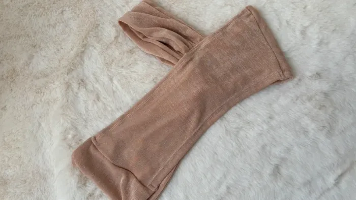 Haut bandeau croisé ocre - photo numéro 3