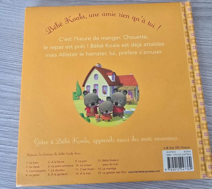 Livre bébé koala le repas - photo numéro 2