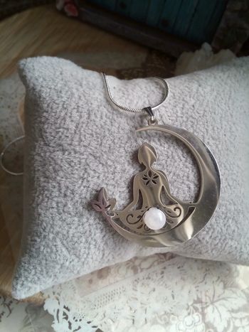 Collier méditation pierre de lune