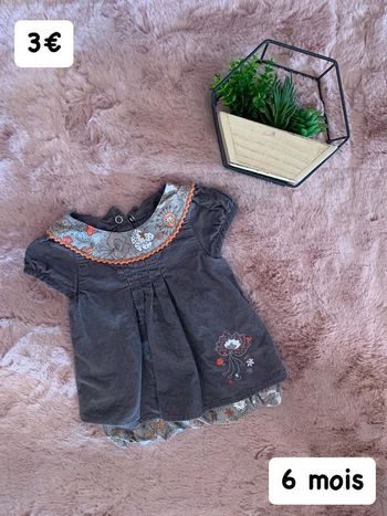 Robe 🎀 6 mois