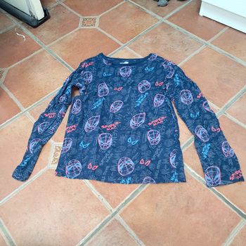 Tee-shirt manches longues spiderman