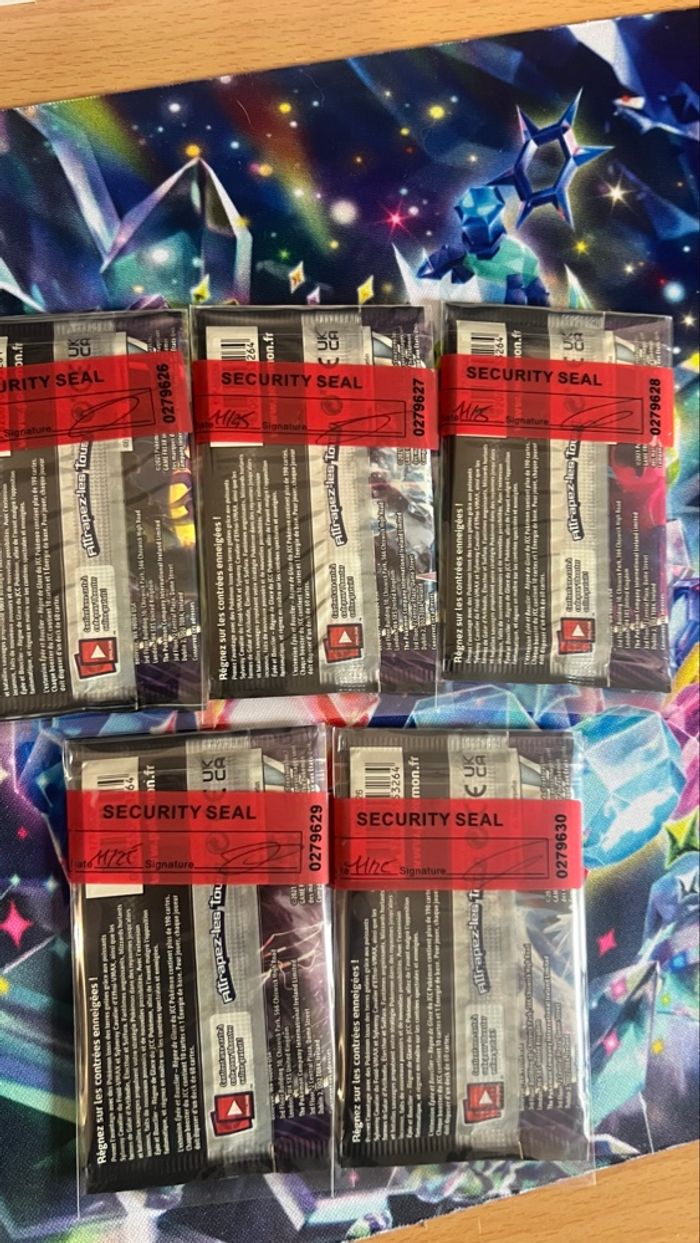 Art Set Booster Pokemon Règne de glace EB06 sous security seal - photo numéro 3