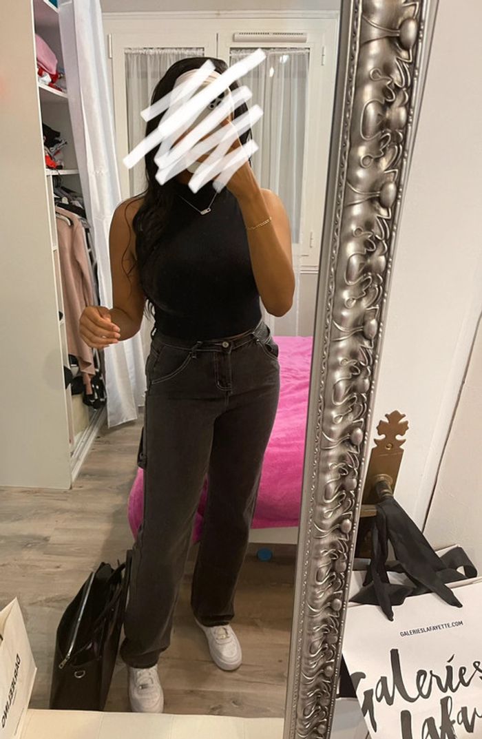 Pantalon droit noir
