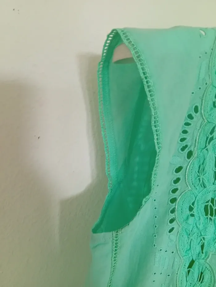 Robe femme été broderie anglaise avec doublure - photo numéro 17