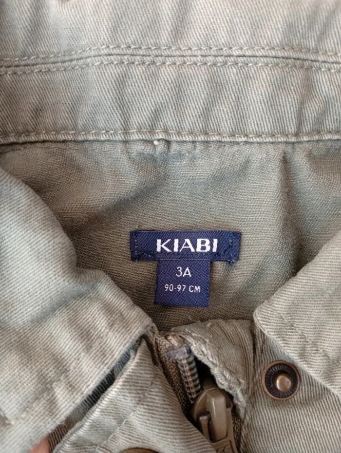 Veste kaki Kiabi taille 3ans - photo numéro 3
