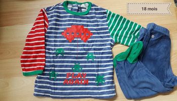 Pyjama velours 18 mois