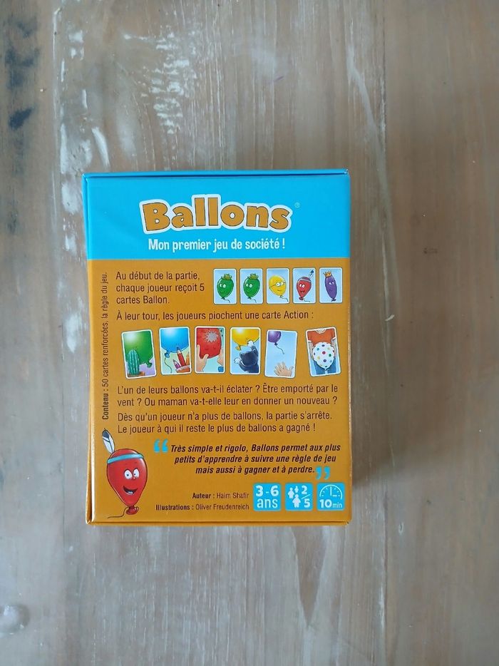 Jeu de société "Ballons" - photo numéro 2