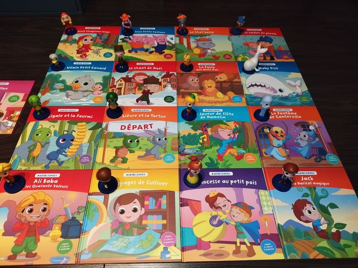Lot de 16 livres Audio Contes Hachette avec figurine - photo numéro 2