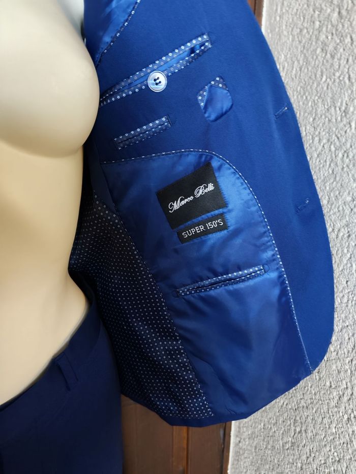 Costume bleu marine Marco Belli Super 150’S - photo numéro 10