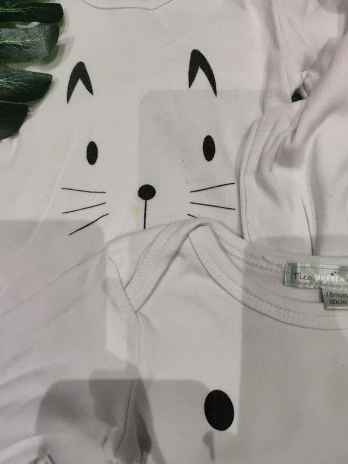 3 bodies ML 18 mois fille - photo numéro 2