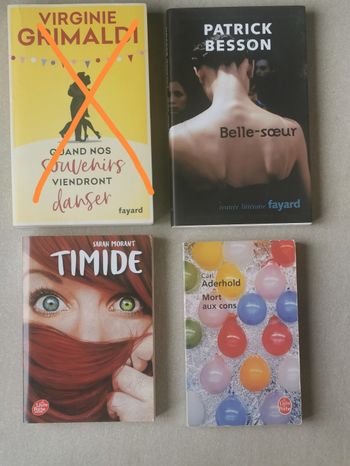 Lot de 4 romans