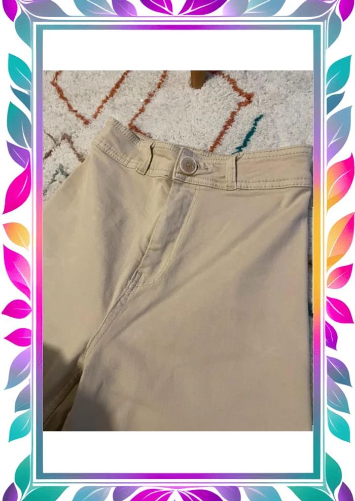Jean beige Mango XXS - photo numéro 5