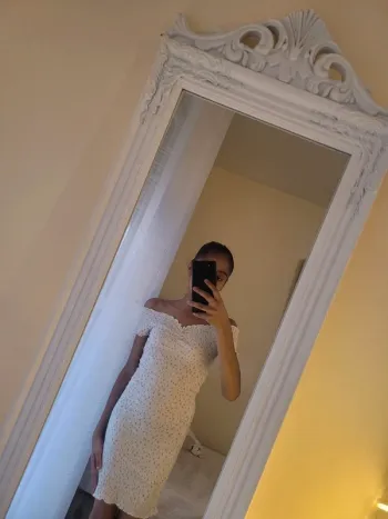 Robe moulants blanc