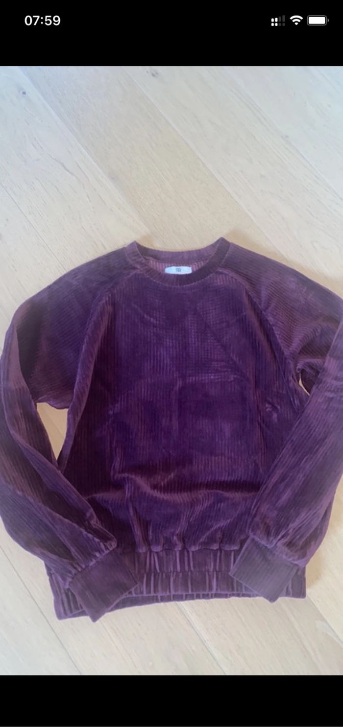 Sweat côtelé