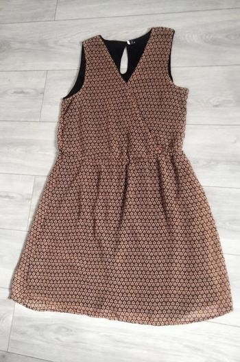 robe debardeur motif orange