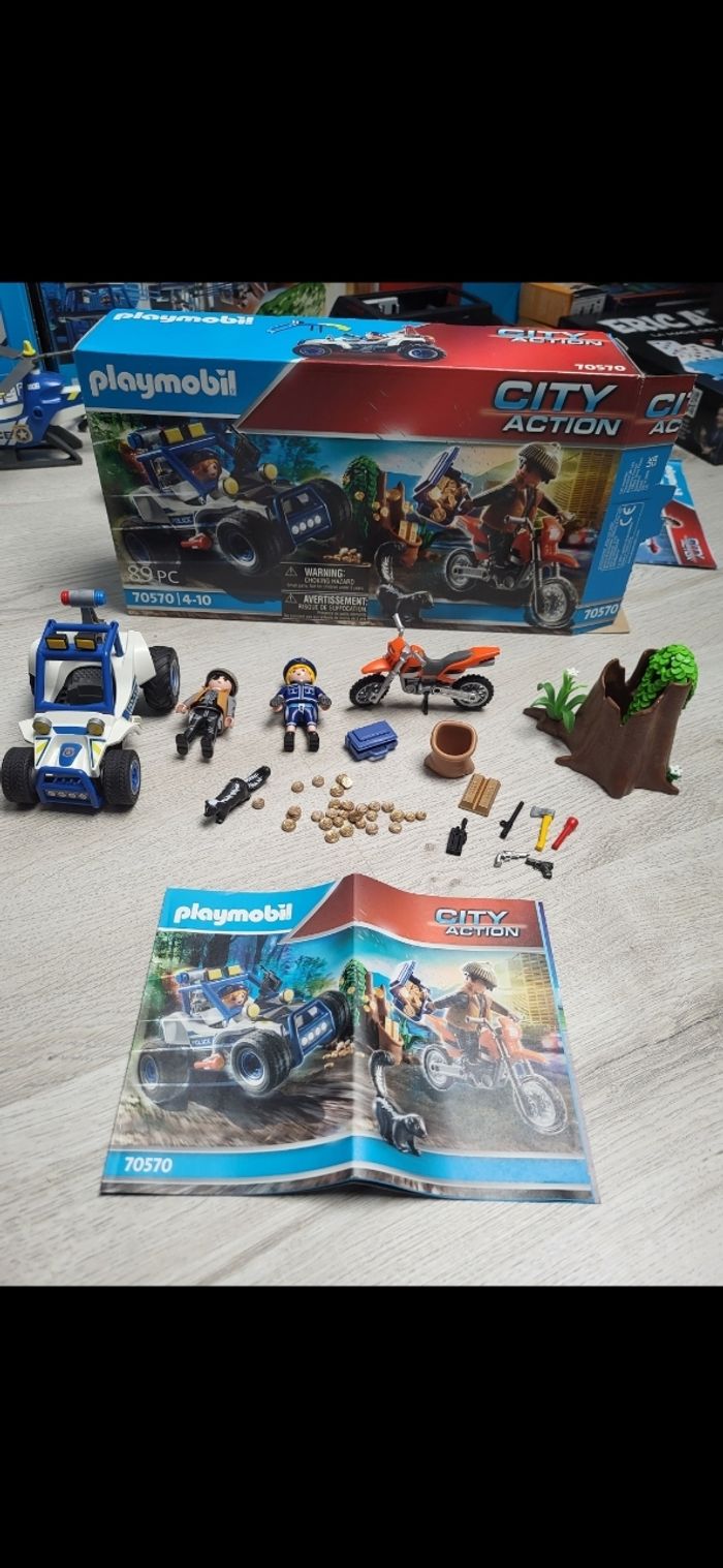 Divers boîtes playmobils thème police - photo numéro 9