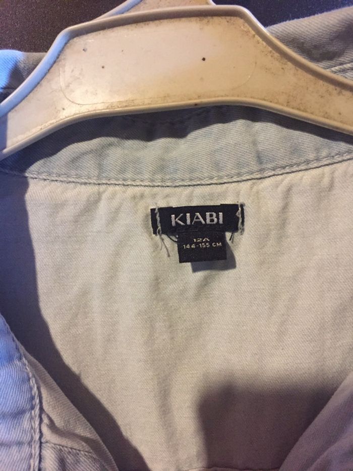 Chemise manches courtes #jeans#12 ans - photo numéro 2