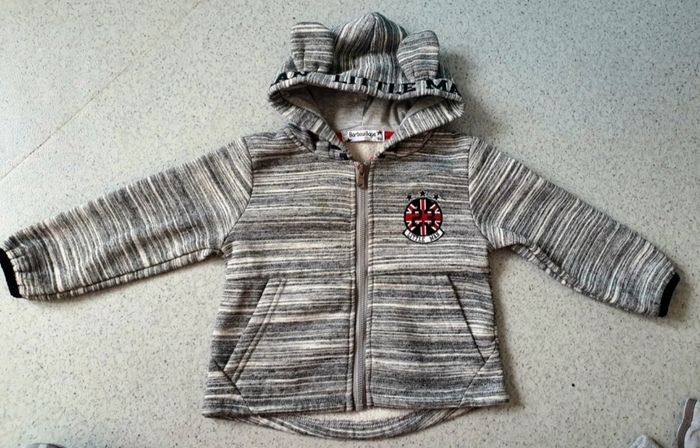 Veste zippée 18 mois Barbouillage