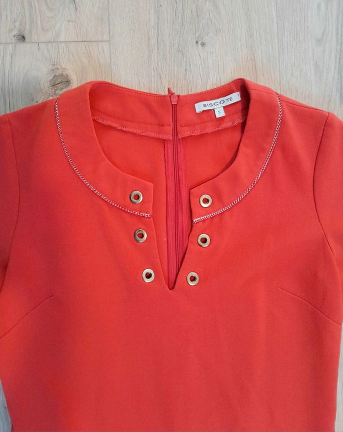 Robe rétro vintage à manches courtes - photo numéro 3