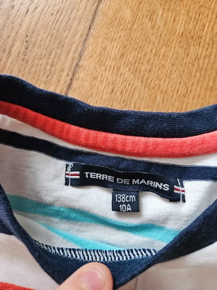 Teeshirt Terre de Marins 10 ans. - photo numéro 4