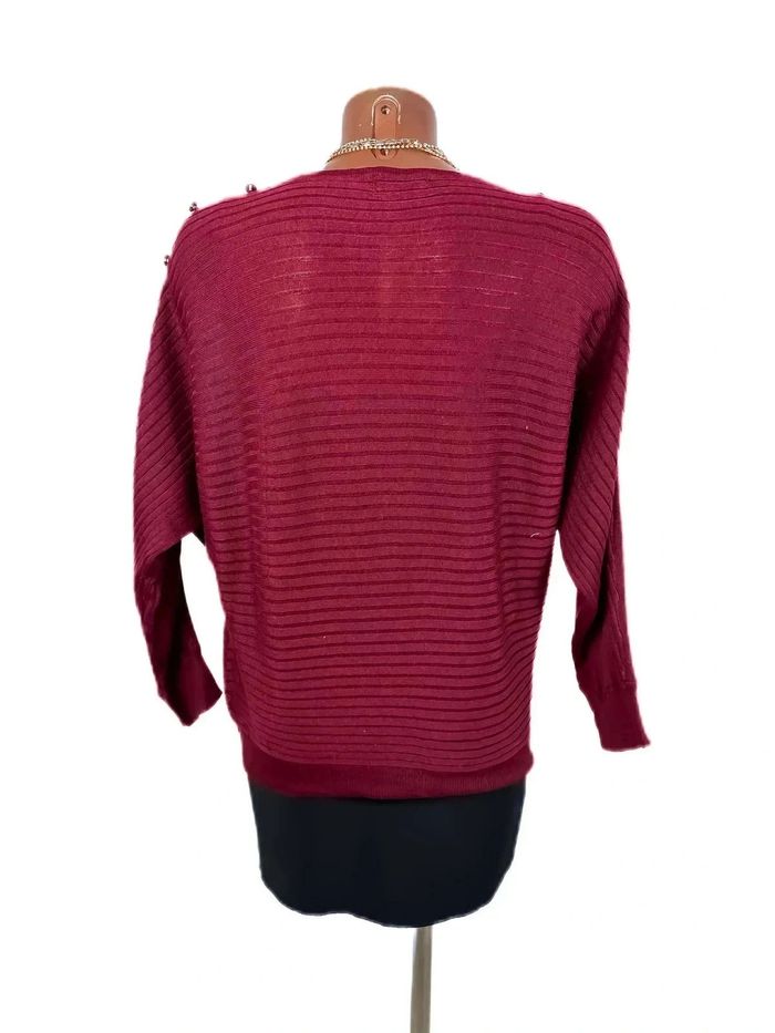 Magnifique pull bordeaux - photo numéro 2