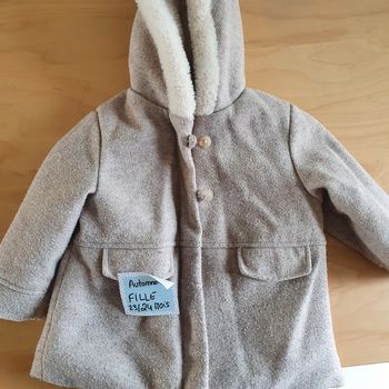 Manteau gris chaud