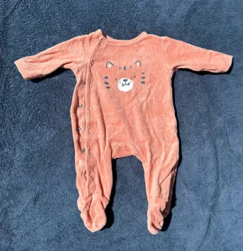 Pyjama velours 1 mois