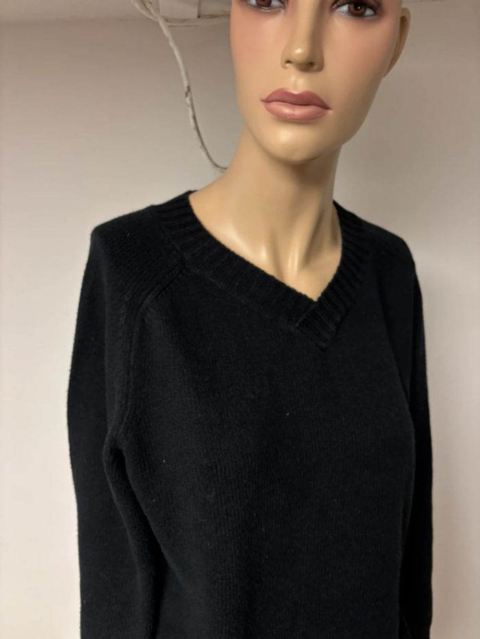 Pull Femme Dolce & Gabbana - Col V - Noir - Coton - Taille L - photo numéro 11