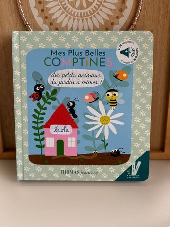 Livre comptines sonore bébé 
